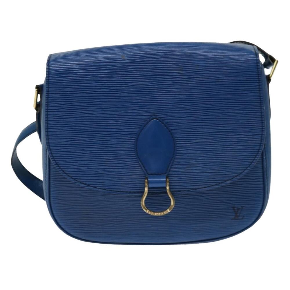 Louis Vuitton Epi Saint Cloud GM Shoulder Bag Blue